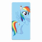 Husa silicon pentru Nokia 3, Rainbow Dash