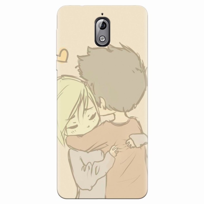 Husa silicon pentru Nokia 3.1, Couple Hug