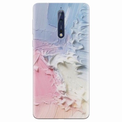 Husa silicon pentru Nokia 8, Paint foto