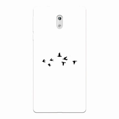 Husa silicon pentru Nokia 3, Birds foto