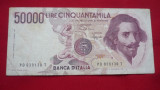 BANCNOTA 50000 LIRE 1984