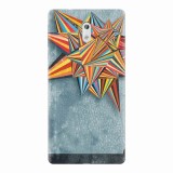 Husa silicon pentru Nokia 3, Abstract Colorful Balloon Triangles