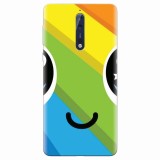 Husa silicon pentru Nokia 8, Happy Face