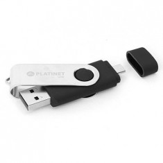 FLASH DRIVE 32GB OTG BX-DEPO PLATINET Util ProCasa foto