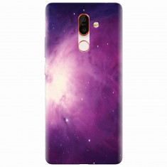Husa silicon pentru Nokia 7 Plus, Purple Supernova Nebula Explosion