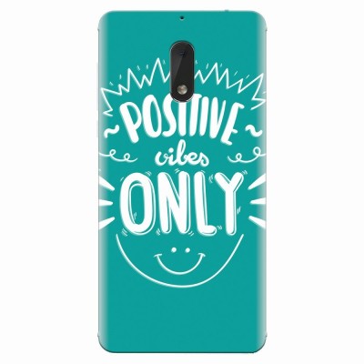 Husa silicon pentru Nokia 6, Positive Vibes foto
