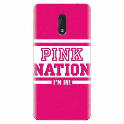 Husa silicon pentru Nokia 6, Pink Nation foto