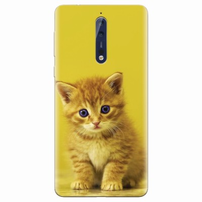 Husa silicon pentru Nokia 8, Baby Kitten foto