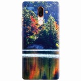 Husa silicon pentru Nokia 7 Plus, Lake Minnewaska Autumn