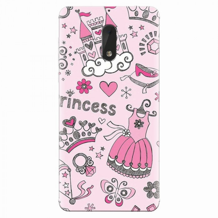 Husa silicon pentru Nokia 6, Princess