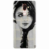 Husa silicon pentru Nokia 7 Plus, Blue Eyes