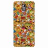 Husa silicon pentru Nokia 3.1, Colorful Sticker Illustrations