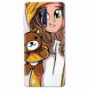 Husa silicon pentru Nokia 8, Girl With Little Bear