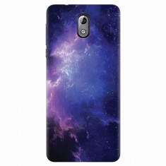 Husa silicon pentru Nokia 3.1, Purple Space Nebula