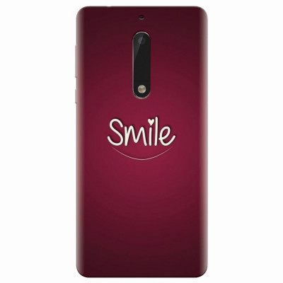 Husa silicon pentru Nokia 5, Smile Love foto