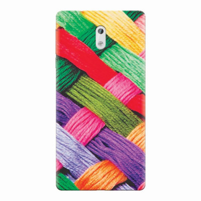 Husa silicon pentru Nokia 3, Colorful Woolen Art foto
