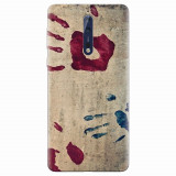 Husa silicon pentru Nokia 8, Handprints