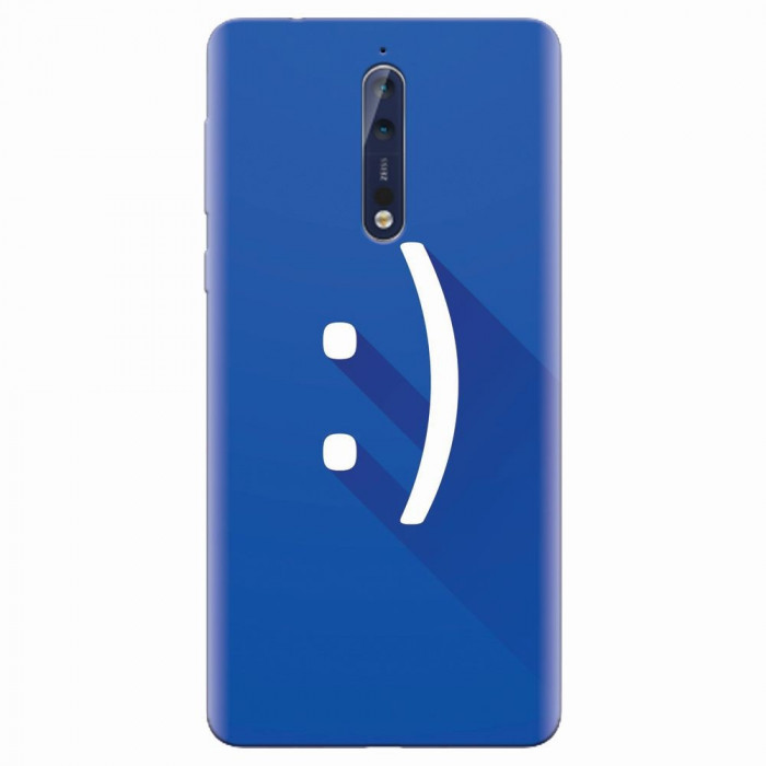 Husa silicon pentru Nokia 8, Smile