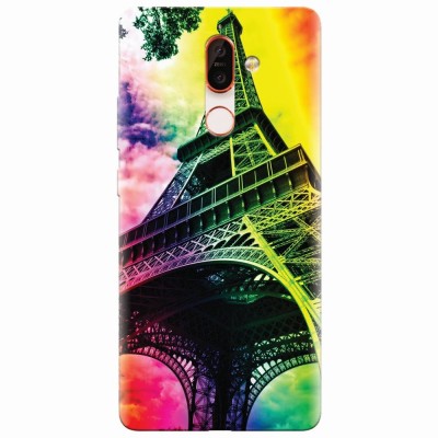 Husa silicon pentru Nokia 7 Plus, Eiffel Tower 002 foto
