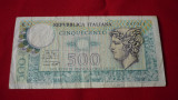 BANCNOTA 500 LIRE 1979