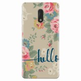 Husa silicon pentru Nokia 6, Cute Flower Phone