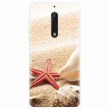 Husa silicon pentru Nokia 5, Beach Shells And Starfish