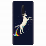 Husa silicon pentru Nokia 5, Unicorn Shitting Rainbows