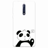 Husa silicon pentru Nokia 8, Panda Cellphone