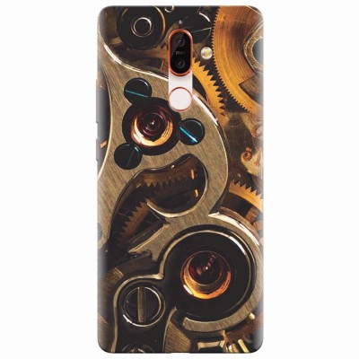 Husa silicon pentru Nokia 7 Plus, Clock Mechanism foto