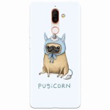 Husa silicon pentru Nokia 7 Plus, Pugicorn