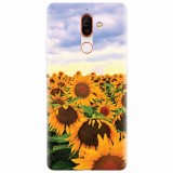 Husa silicon pentru Nokia 7 Plus, Sunflowers