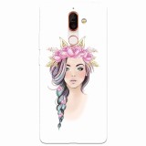 Husa silicon pentru Nokia 7 Plus, Unicorn Girl