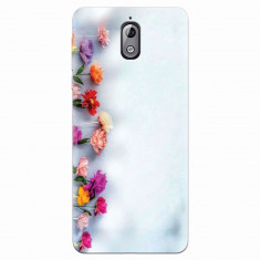 Husa silicon pentru Nokia 3.1, Flowers