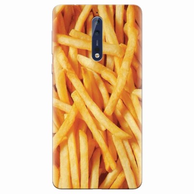 Husa silicon pentru Nokia 8, Fries foto