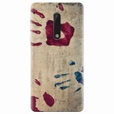 Husa silicon pentru Nokia 5, Handprints