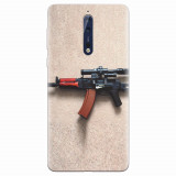 Husa silicon pentru Nokia 8, AK Kalashnikov Gun Of Military