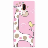 Husa silicon pentru Nokia 7 Plus, Cute Giraffe