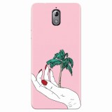 Husa silicon pentru Nokia 3.1, Palm Tree