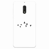 Husa silicon pentru Nokia 6, Birds