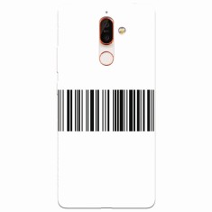 Husa silicon pentru Nokia 7 Plus, Bar Code foto