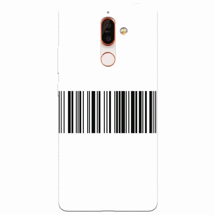 Husa silicon pentru Nokia 7 Plus, Bar Code