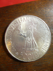 Moneda 500 lei 1941 Stefan cel Mare si Mihai I ,Argint ,25g foto