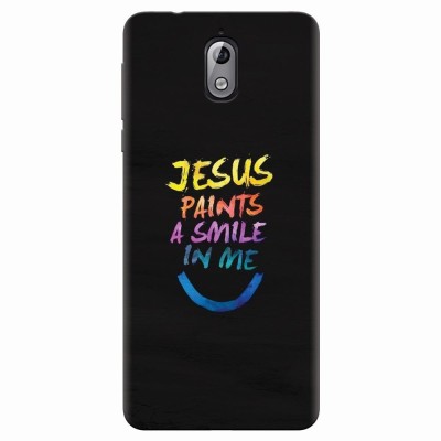 Husa silicon pentru Nokia 3.1, Jesus Paints A Smile In Me foto