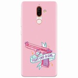 Husa silicon pentru Nokia 7 Plus, Fight Like A Girl