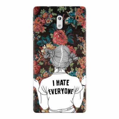 Husa silicon pentru Nokia 3, I Hate Everyone foto