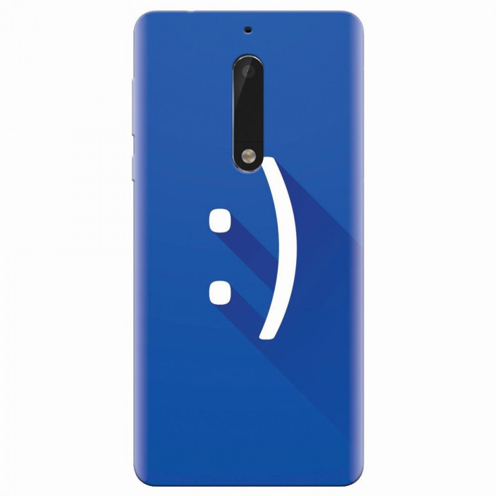 Husa silicon pentru Nokia 5, Smile