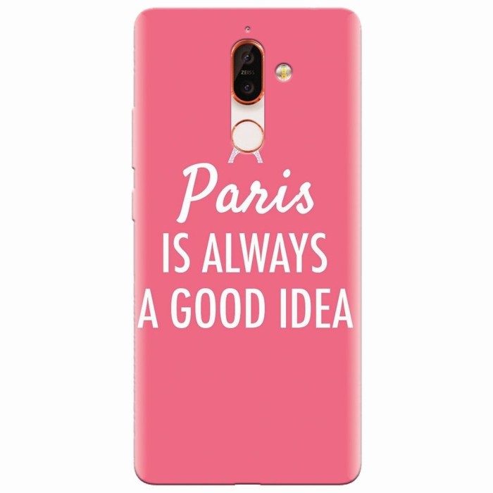 Husa silicon pentru Nokia 7 Plus, Paris Is Always A Good Idea