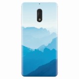 Husa silicon pentru Nokia 6, Blue Mountain Crests