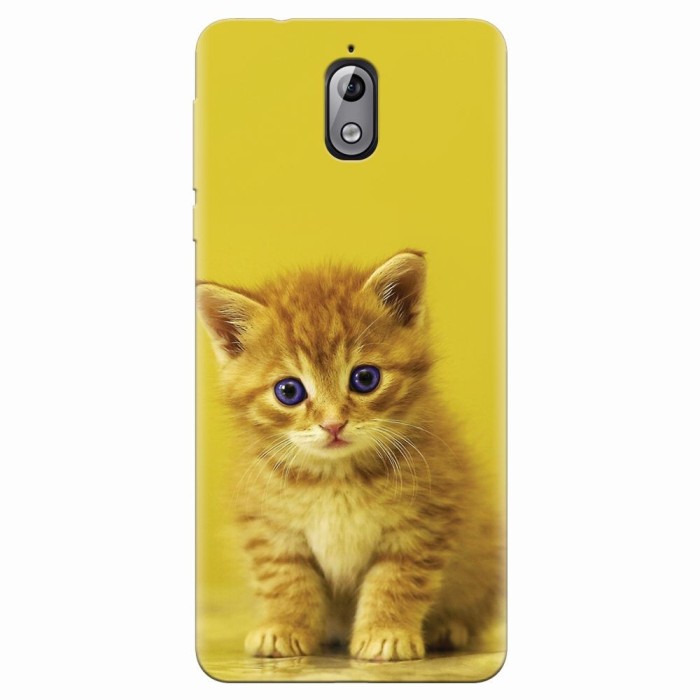 Husa silicon pentru Nokia 3.1, Baby Kitten