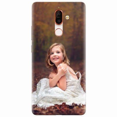 Husa silicon pentru Nokia 7 Plus, Girl In Wedding Dress Atest Autumn foto